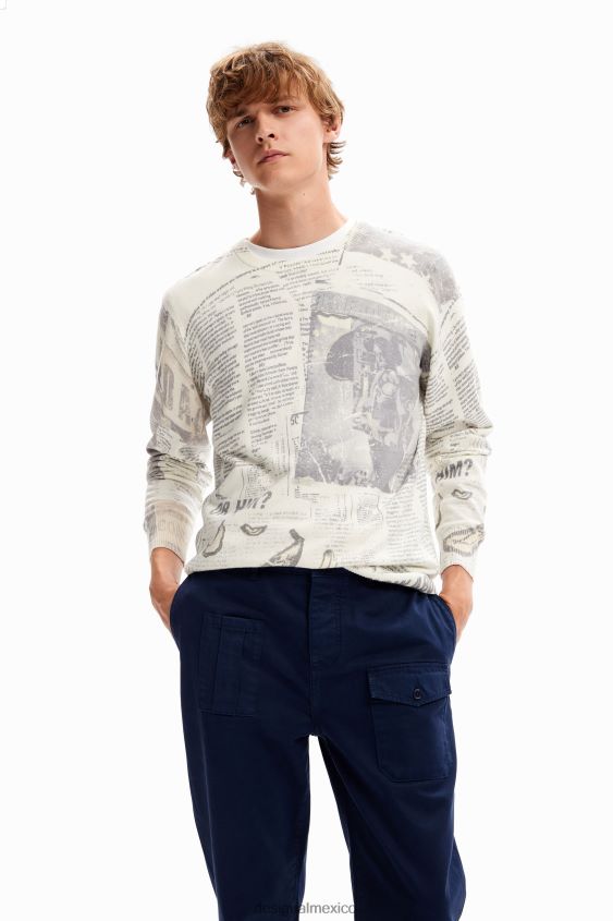 Desigual hombres pantalones cargo rectos VZ26R01600 ropa