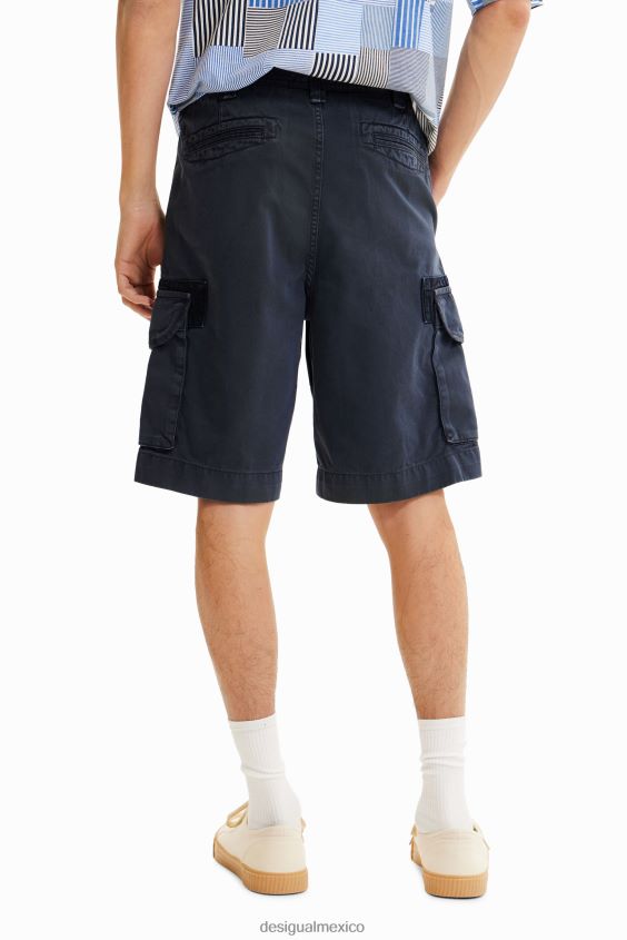 Desigual hombres pantalones cortos de carga VZ26R01624 ropa