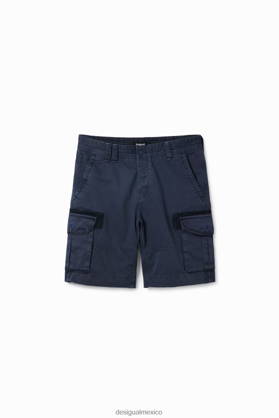 Desigual hombres pantalones cortos de carga VZ26R01624 ropa