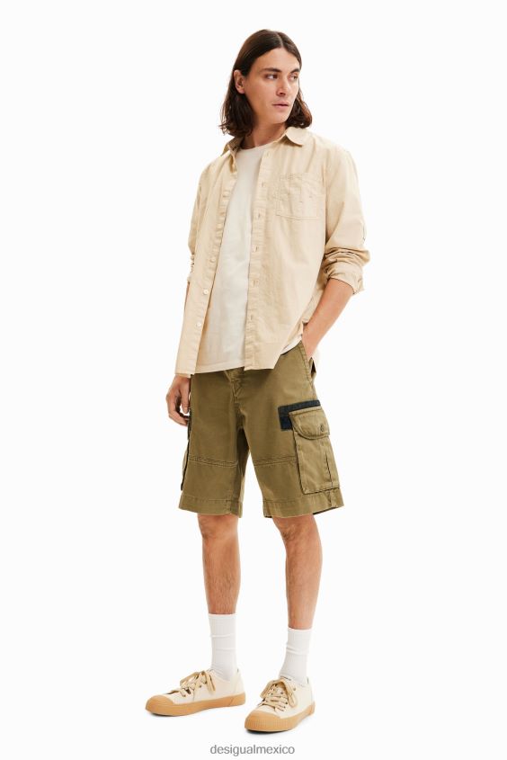 Desigual hombres pantalones cortos de carga VZ26R01639 ropa