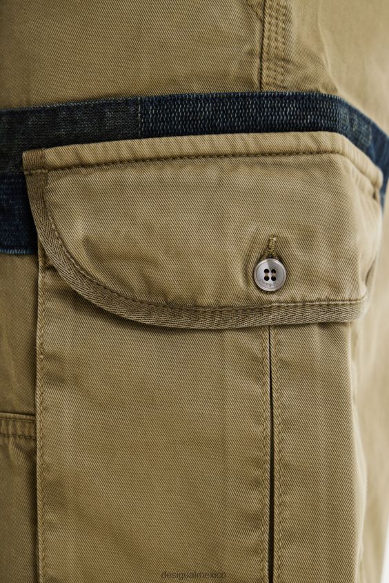 Desigual hombres pantalones cortos de carga VZ26R01639 ropa