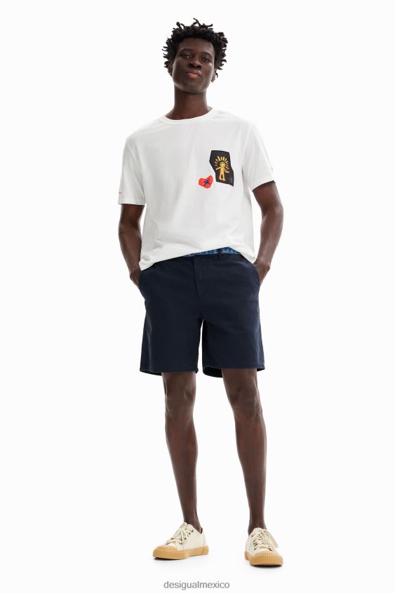 Desigual hombres pantalones cortos híbridos VZ26R01548 ropa