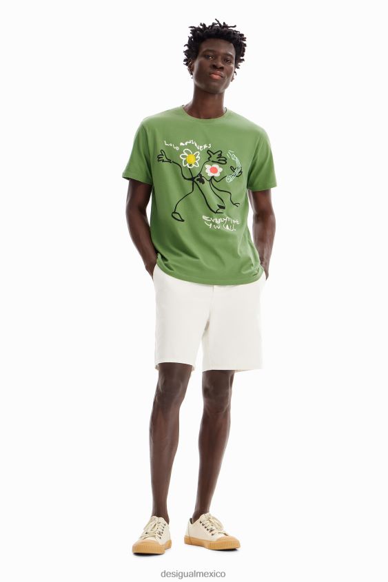 Desigual hombres pantalones cortos híbridos VZ26R01688 ropa