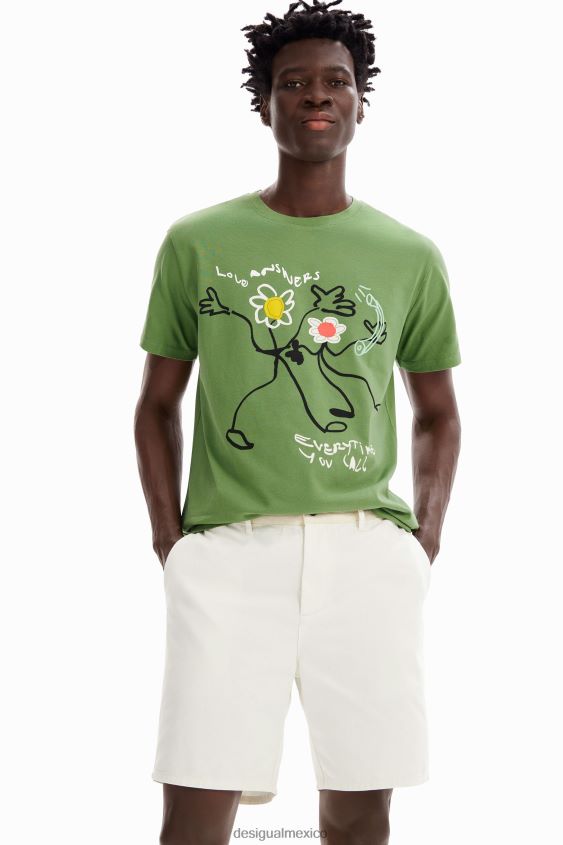 Desigual hombres pantalones cortos híbridos VZ26R01688 ropa
