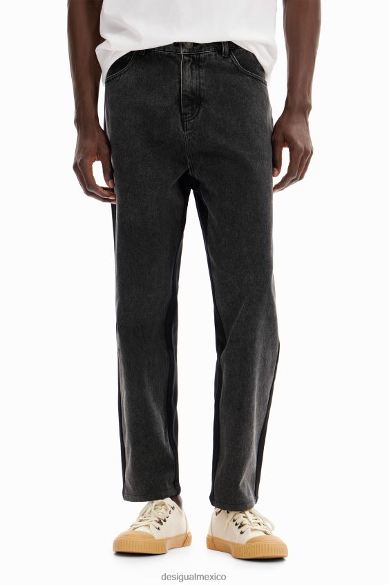 Desigual hombres pantalones de mezclilla híbridos VZ26R01616 ropa