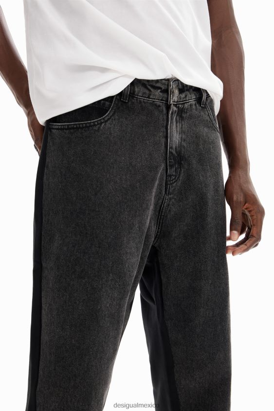 Desigual hombres pantalones de mezclilla híbridos VZ26R01616 ropa