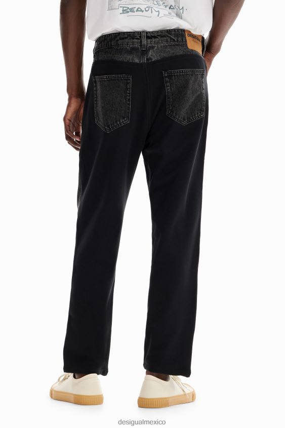 Desigual hombres pantalones de mezclilla híbridos VZ26R01616 ropa