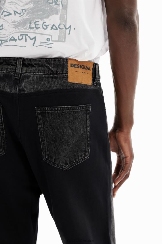 Desigual hombres pantalones de mezclilla híbridos VZ26R01616 ropa