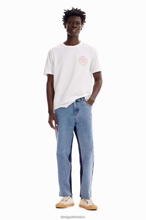 Desigual hombres pantalones de mezclilla híbridos VZ26R01644 ropa