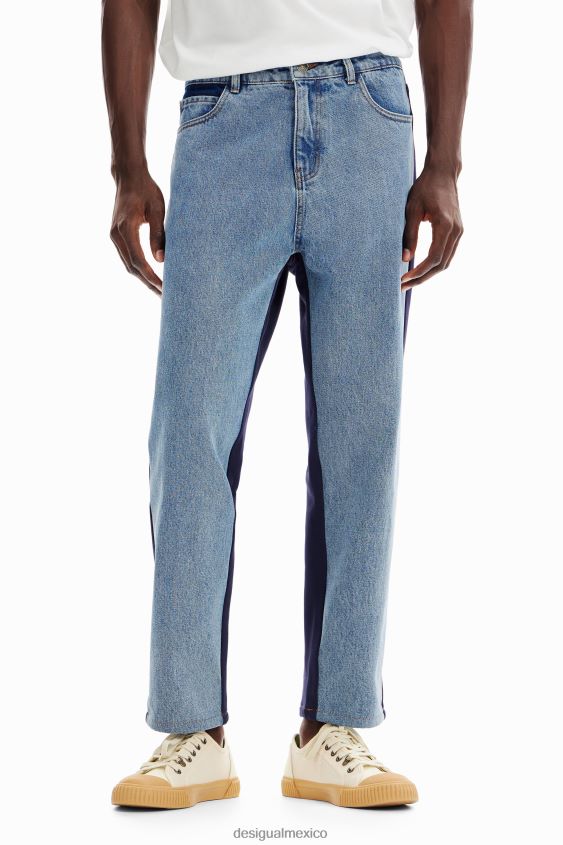 Desigual hombres pantalones de mezclilla híbridos VZ26R01644 ropa