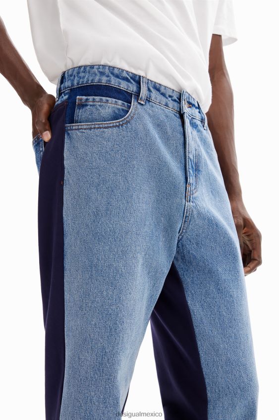 Desigual hombres pantalones de mezclilla híbridos VZ26R01644 ropa
