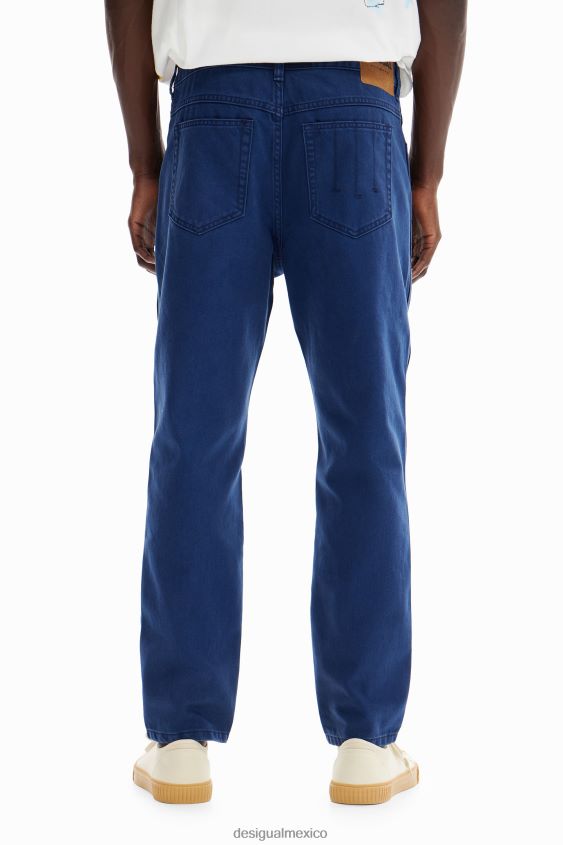 Desigual hombres pantalones de sarga con bolsillos VZ26R01647 ropa