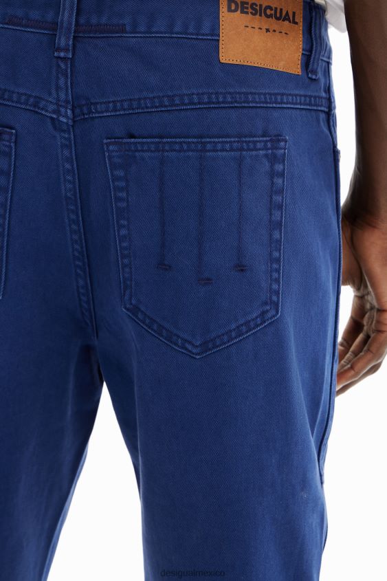 Desigual hombres pantalones de sarga con bolsillos VZ26R01647 ropa