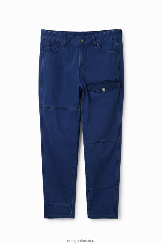 Desigual hombres pantalones de sarga con bolsillos VZ26R01647 ropa