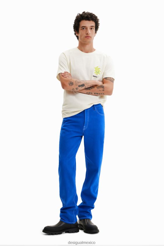 Desigual hombres vaqueros rectos VZ26R01569 ropa