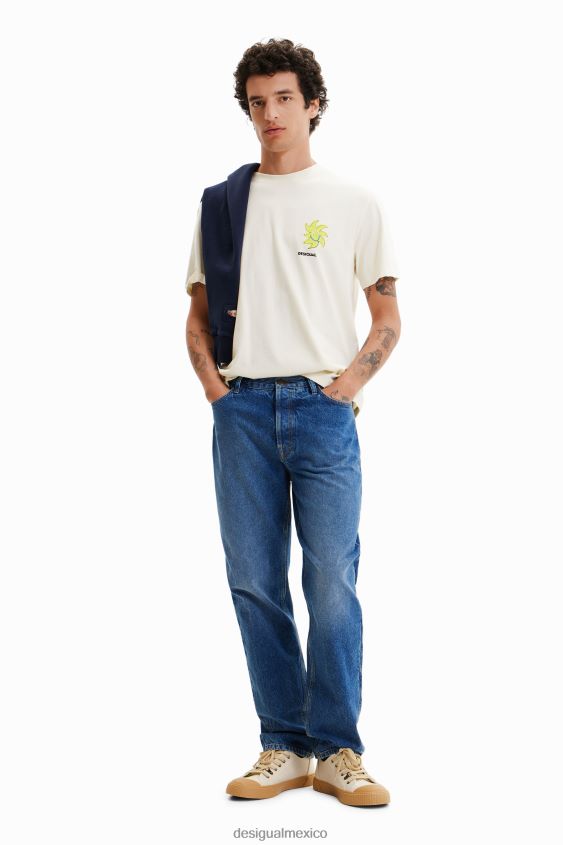 Desigual hombres vaqueros rectos VZ26R01653 ropa