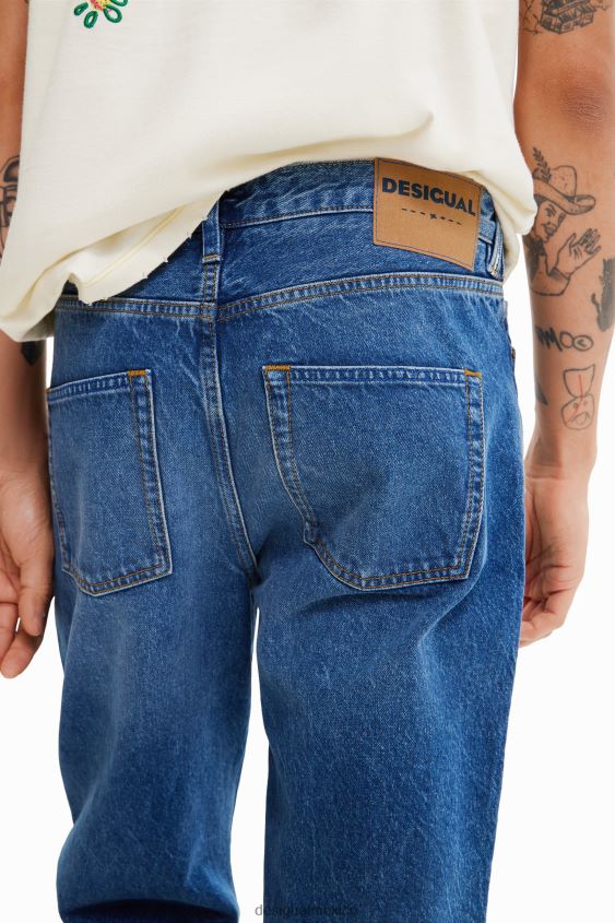 Desigual hombres vaqueros rectos VZ26R01653 ropa