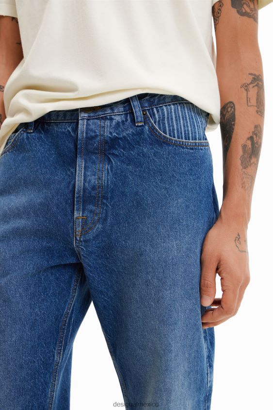 Desigual hombres vaqueros rectos VZ26R01653 ropa