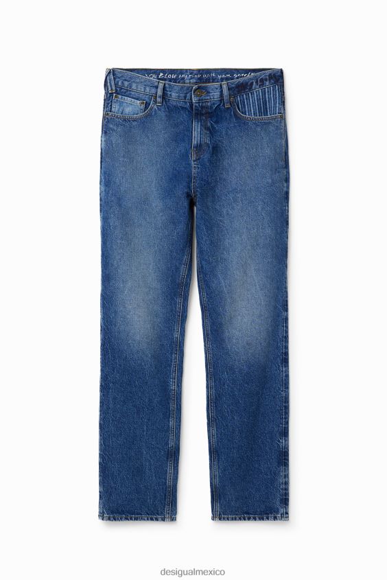 Desigual hombres vaqueros rectos VZ26R01653 ropa