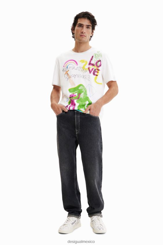 Desigual hombres vaqueros rectos VZ26R01669 ropa