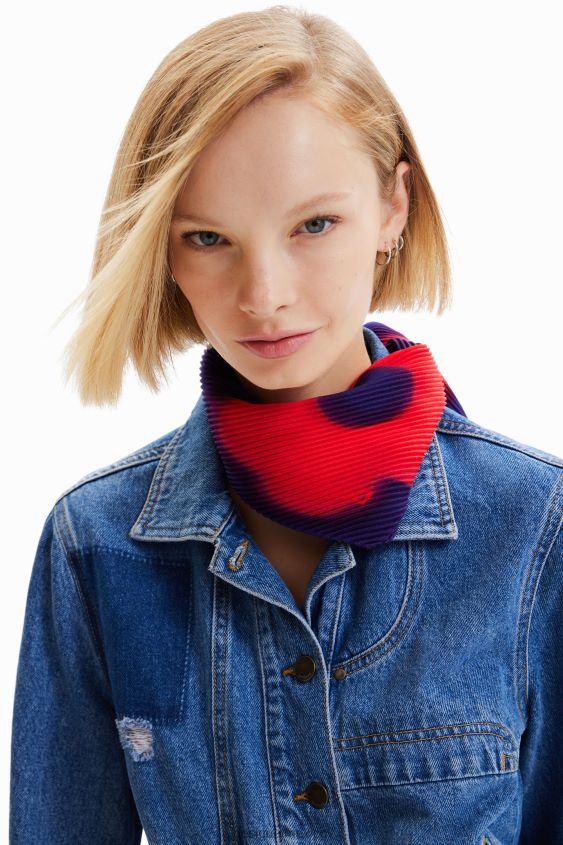 Desigual mujer bufanda cuadrada con estampado floral VZ26R01449 accesorio