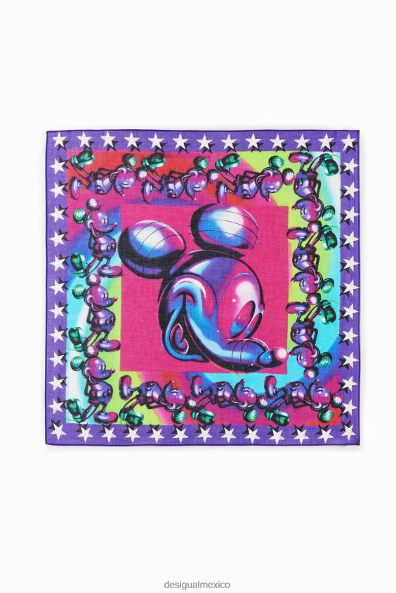 Desigual mujer bufanda cuadrada de mickey mouse VZ26R01408 accesorio