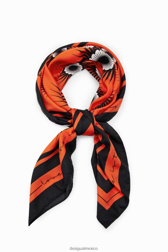 Desigual mujer bufanda cuadrada geométrica VZ26R01443 accesorio