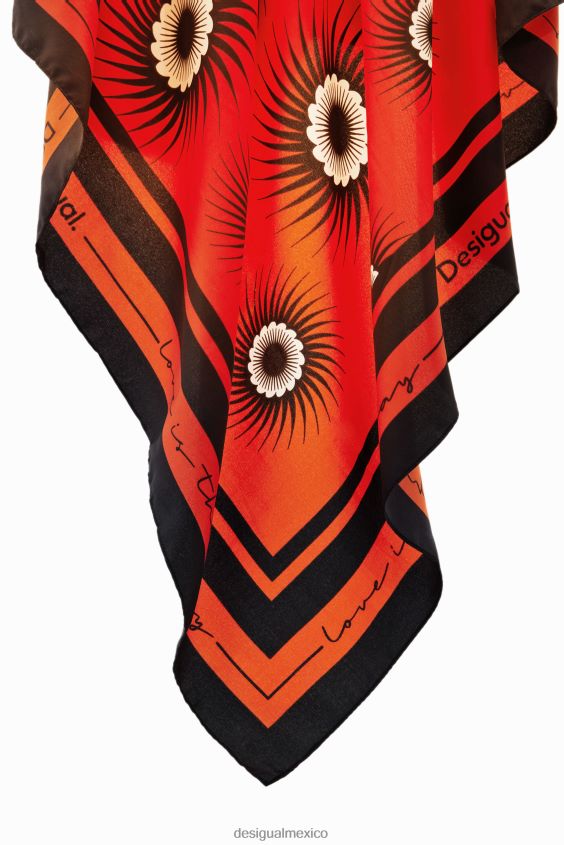 Desigual mujer bufanda cuadrada geométrica VZ26R01443 accesorio