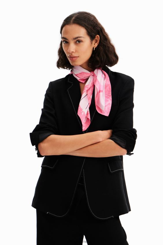 Desigual mujer bufanda cuadrada pantera rosa VZ26R0494 accesorio