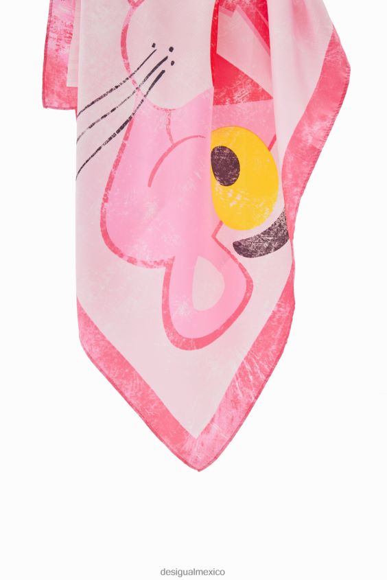 Desigual mujer bufanda cuadrada pantera rosa VZ26R0494 accesorio