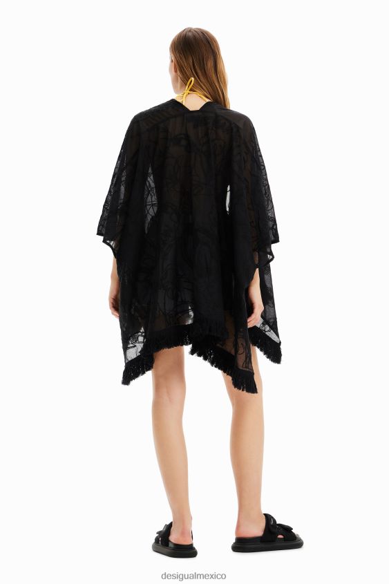 Desigual mujer caftán corto bordado VZ26R0421 accesorio