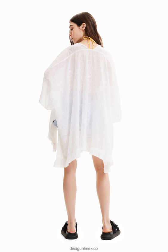 Desigual mujer caftán corto bordado VZ26R0452 accesorio