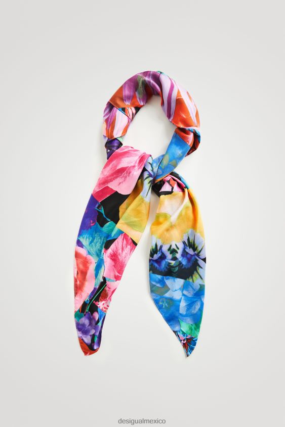 Desigual mujer fular con patchwork digital VZ26R01415 accesorio