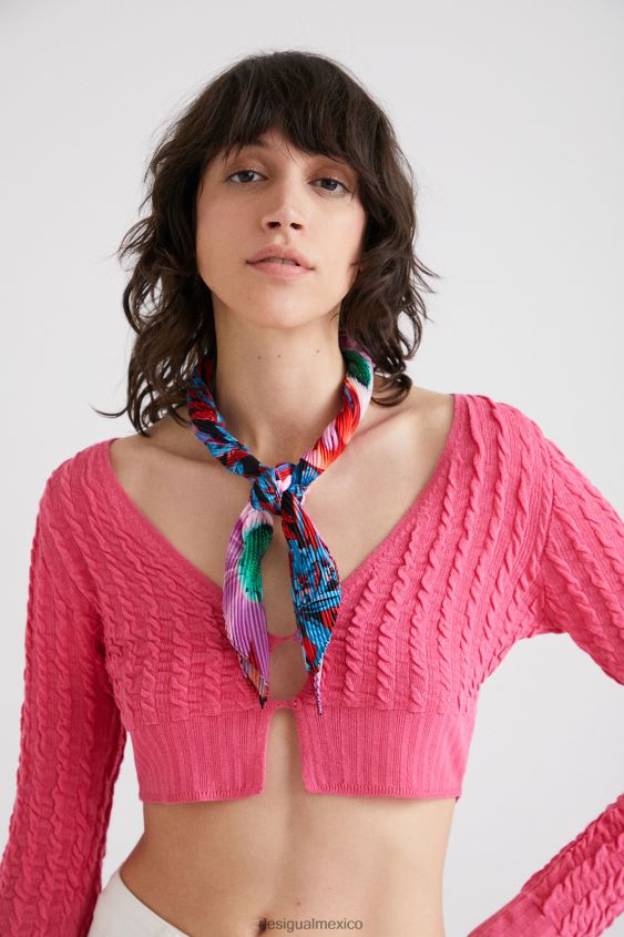 Desigual mujer fular con patchwork digital VZ26R01415 accesorio