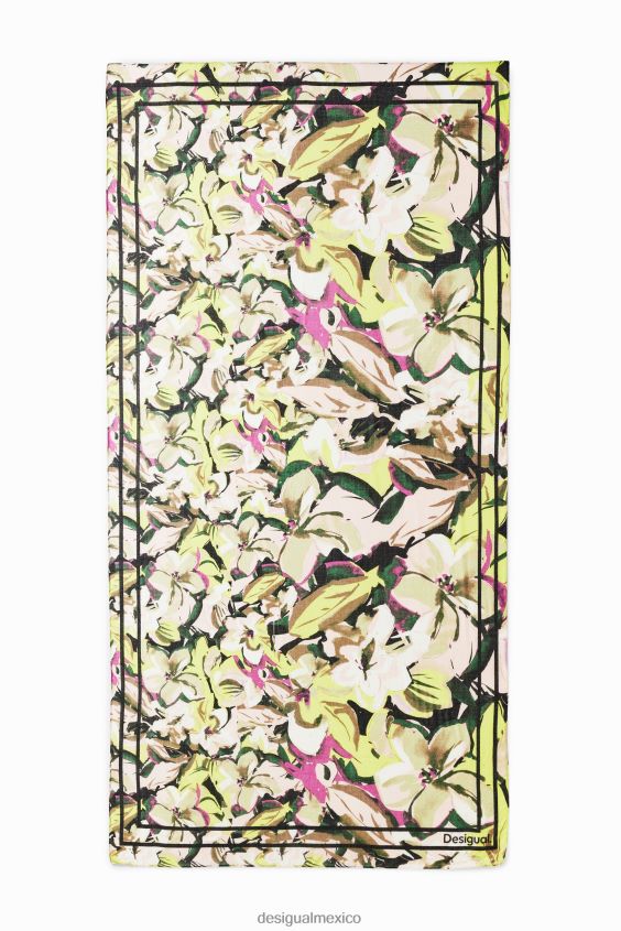 Desigual mujer fular floral rectangular VZ26R01411 accesorio