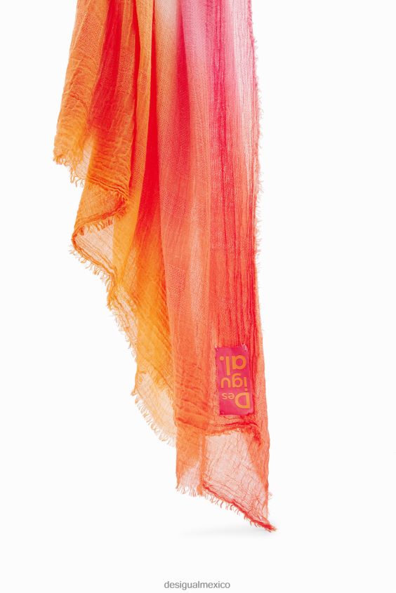 Desigual mujer fular rectangular con efecto tie-dye y degradado VZ26R01409 accesorio