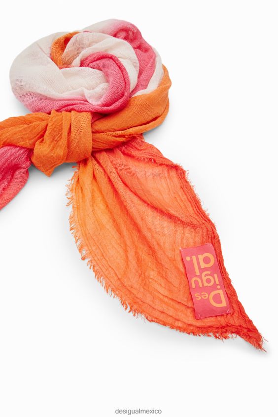 Desigual mujer fular rectangular con efecto tie-dye y degradado VZ26R01409 accesorio