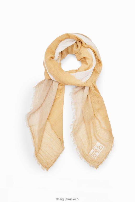 Desigual mujer fular rectangular con efecto tie-dye y degradado VZ26R0592 accesorio