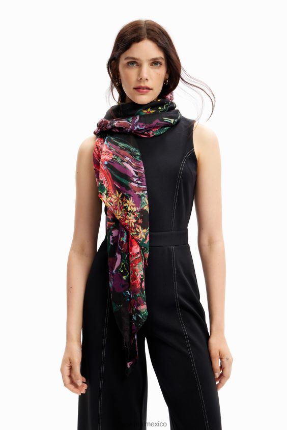 Desigual mujer fular rectangular con motivos florales VZ26R01427 accesorio