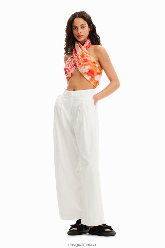 Desigual mujer fular rectangular con patchwork VZ26R01462 accesorio