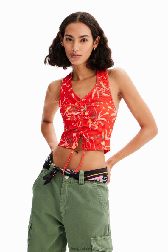 Desigual mujer ilustración bufanda cuadrada VZ26R0658 accesorio