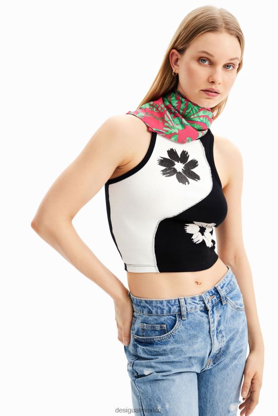Desigual mujer pañuelo cuadrado tropical VZ26R0417 accesorio