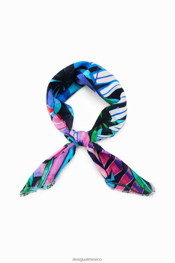 Desigual mujer pañuelo cuadrado tropical VZ26R0738 accesorio