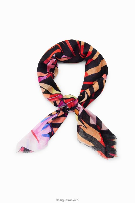 Desigual mujer pañuelo cuadrado tropical VZ26R0821 accesorio