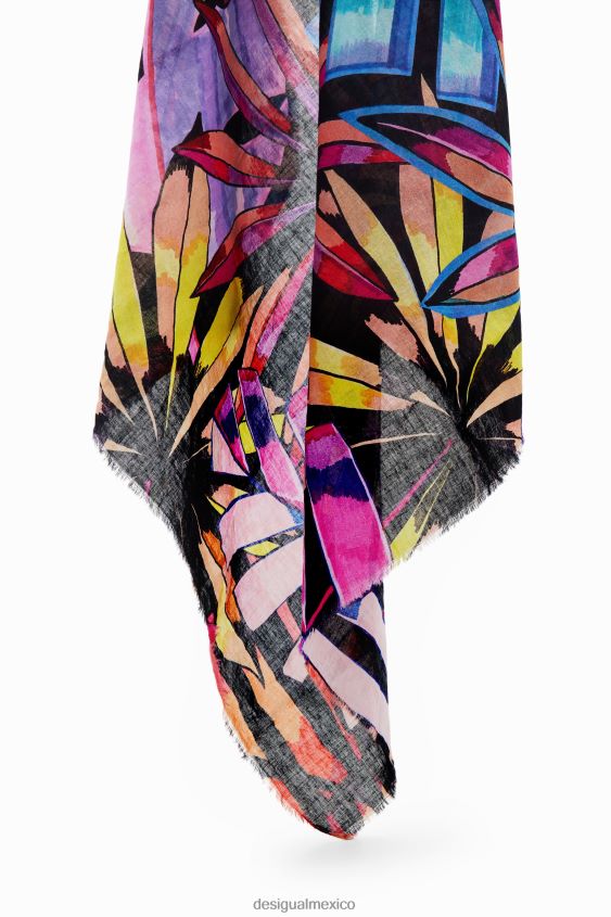 Desigual mujer pañuelo cuadrado tropical VZ26R0821 accesorio