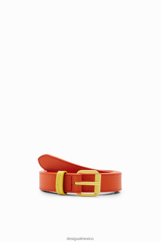 Desigual mujer cinturón con hebilla en contraste VZ26R01430 accesorio