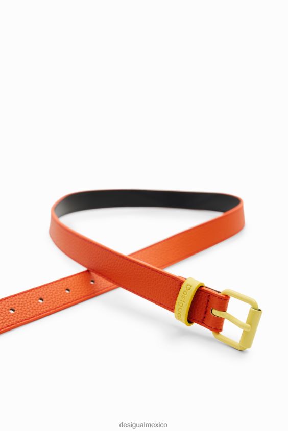 Desigual mujer cinturón con hebilla en contraste VZ26R01430 accesorio