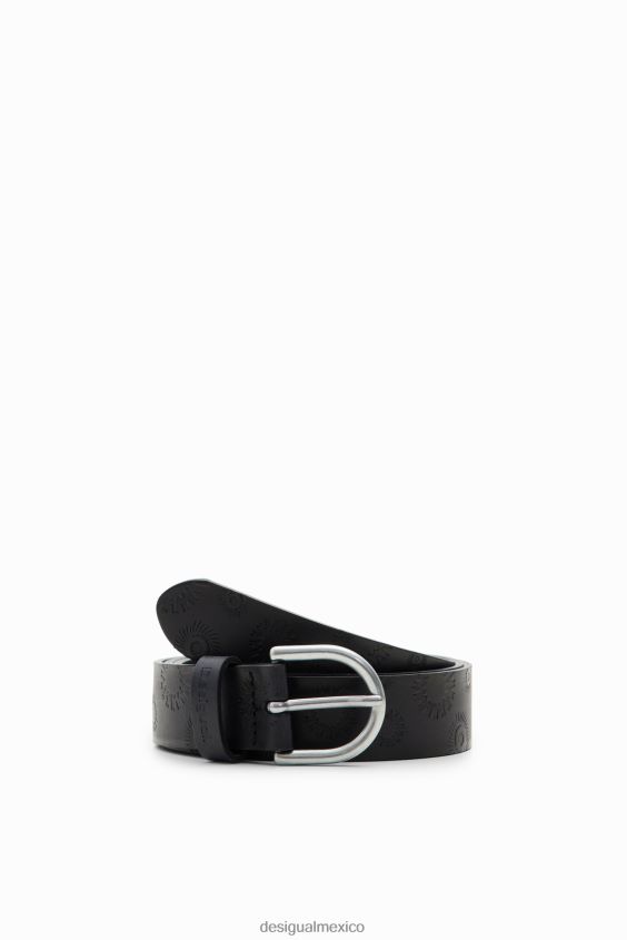 Desigual mujer cinturón de cuero geométrico VZ26R01426 accesorio