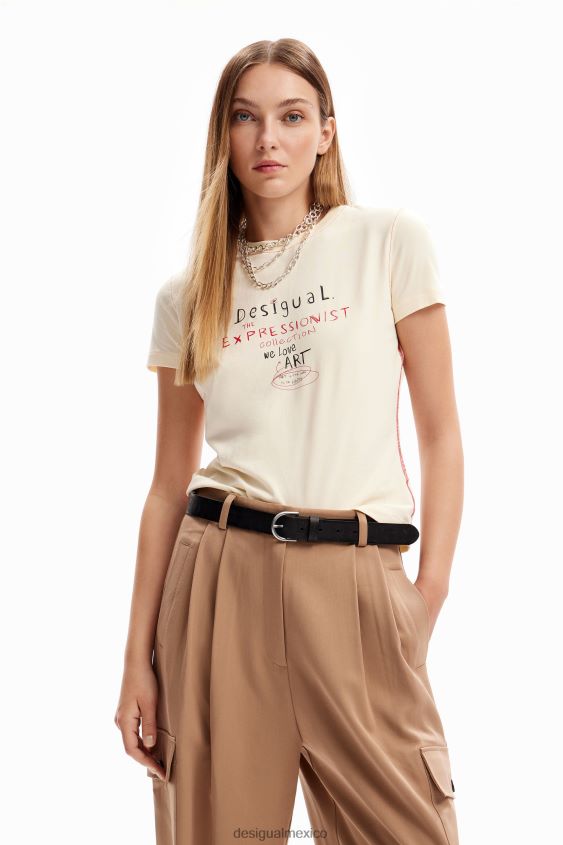 Desigual mujer cinturón de cuero geométrico VZ26R01426 accesorio