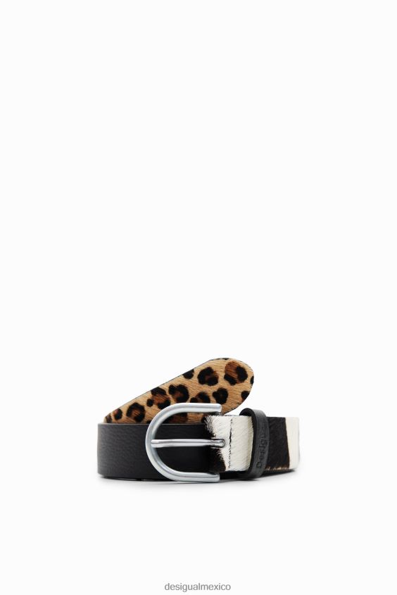 Desigual mujer cinturón de piel de piel VZ26R01455 accesorio